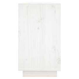 Servantă, alb, 111x34x60 cm, lemn masiv de pin, 6 image
