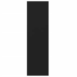 Bibliotecă/separator cameră, negru, 100x30x103 cm, 6 image
