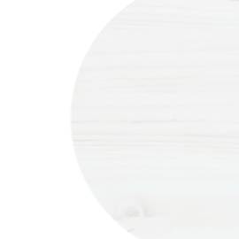 Blat de masă, alb, Ø30x2,5 cm, lemn masiv de pin, 3 image