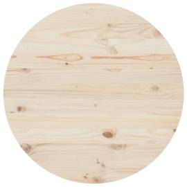Blat de masă,Ø80x2,5 cm, lemn masiv de pin