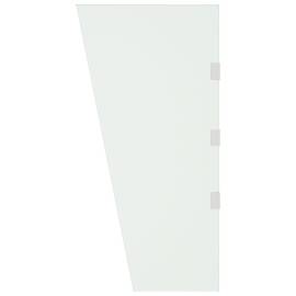 Panou lateral copertină ușă transparent 50x100 cm sticlă, 3 image