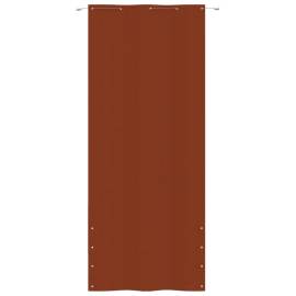 Paravan de balcon, cărămiziu, 100x240 cm, țesătură oxford, 2 image