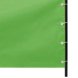 Paravan de balcon, verde deschis, 120x240 cm, țesătură oxford, 3 image