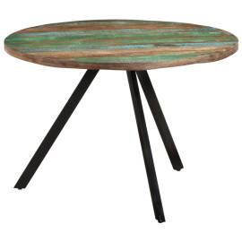338477  masă de bucătărie, 110x75 cm, lemn masiv reciclat, 9 image