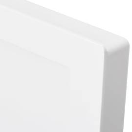 Nișă de duș, 3 compartimente, alb mat, 41x99x9 cm, 4 image