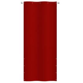 Paravan de balcon, roșu, 100 x 240 cm, țesătură oxford, 2 image