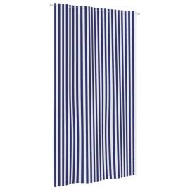 Paravan de balcon,albastru și alb,140 x 240 cm, țesătură oxford