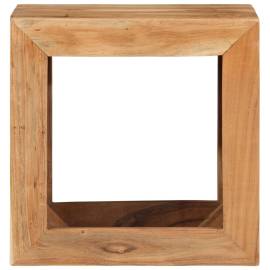 Taburet, 40x30x40 cm, lemn masiv de acacia, 2 image