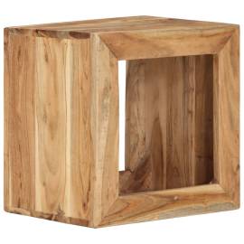 Taburet, 40x30x40 cm, lemn masiv de acacia, 8 image