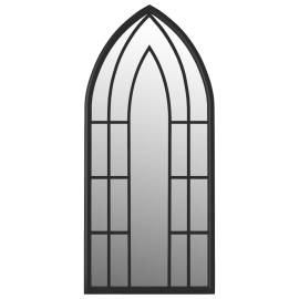 Oglindă,negru, 70x30 cm,fier, pentru utilizare în interior, 2 image