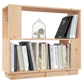Bibliotecă/separator cameră, 80x25x70 cm, lemn masiv pin, 4 image