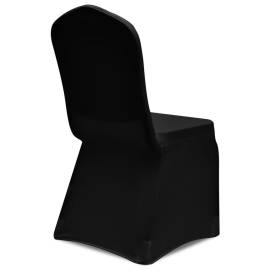 Husă de scaun elastică, 50 buc., negru, 4 image