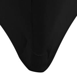 Huse de masă elastice, 2 buc, negru, 183 x 76 x 74 cm, 4 image