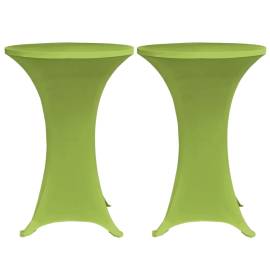 Husă elastică pentru masă, 4 buc., verde, 60 cm, 3 image