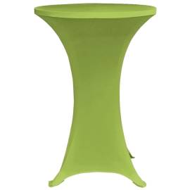 Husă elastică pentru masă, 4 buc., verde, 60 cm, 4 image