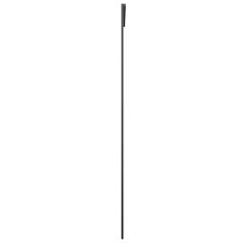Ușă glisantă, negru, 102,5x205 cm, sticlă mată esg și aluminiu, 4 image