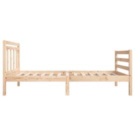Cadru de pat, de 1 persoană, 90x190 cm, lemn masiv, 3‘, 5 image