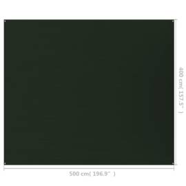 Covor pentru cort, verde închis, 400x500 cm, hdpe, 8 image