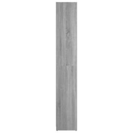 Dulap de baie, sonoma gri, 30x30x183,5 cm, lemn prelucrat, 7 image