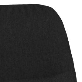 Scaun balansoar, negru, material textil, 8 image
