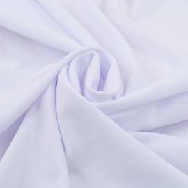 Huse elastice de masă cu fustă, 2 buc., alb, 243x76x74 cm, 4 image