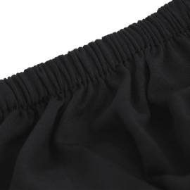 Husă elastică pentru canapea, negru, tricot poliester, 5 image