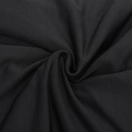 Husă elastică pentru canapea cu 4 locuri poliester jersey negru, 4 image