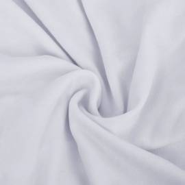 Husă elastică pentru canapea cu 2 locuri poliester jersey alb, 4 image