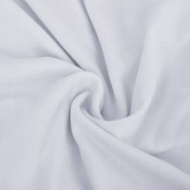 Husă elastică pentru canapea cu 3 locuri poliester jersey alb, 4 image
