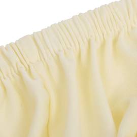 Husă elastică pentru canapea cu 4 locuri poliester jersey crem, 5 image