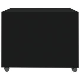 Măsuță de cafea, negru, 55x55x40 cm, lemn prelucrat, 7 image