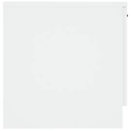 Noptieră, alb, 40x39x40 cm, 6 image
