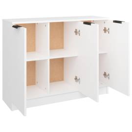 Servantă, alb, 90,5x30x70 cm, lemn prelucrat, 7 image