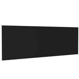 Tăblie de pat, negru, 240x1,5x80 cm, lemn prelucrat, 2 image