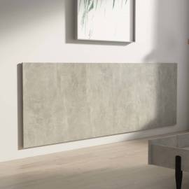 Tăblie de pat/ perete, gri beton, 240x1,5x80 cm, lemn prelucrat, 4 image