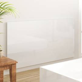 Tăblie de pat,alb extralucios, 160x1,5x80 cm, lemn prelucrat, 4 image
