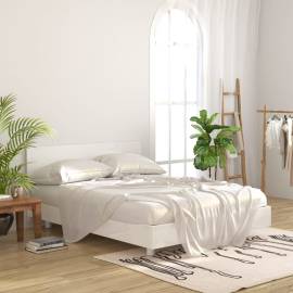 Tăblie de pat,alb extralucios, 160x1,5x80 cm, lemn prelucrat, 3 image