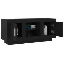 Comodă tv ,negru,102x35x45 cm, lemn prelucrat, 4 image