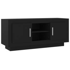 Comodă tv ,negru,102x35x45 cm, lemn prelucrat, 2 image
