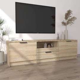 Comodă tv, stejar sonoma, 140x35x40 cm, lemn prelucrat, 3 image