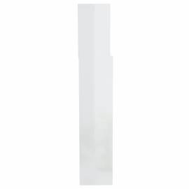Dulap tăblie, alb extralucios, 200x19x103,5 cm, 4 image