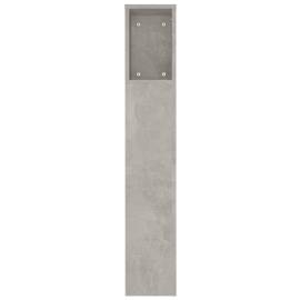 Dulap tăblie, gri beton, 180x18,5x104,5 cm, 5 image