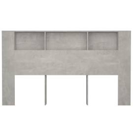 Dulap tăblie, gri beton, 180x18,5x104,5 cm, 4 image
