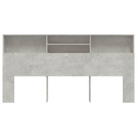 Dulap tăblie, gri beton, 200x19x103,5 cm, 3 image