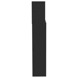 Dulap tăblie, negru, 200x19x103,5 cm, 4 image