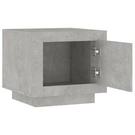 Măsuță de cafea, gri beton, 51x50x45 cm, lemn compozit, 5 image