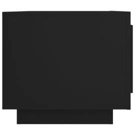 Măsuță de cafea, negru, 102x50x45 cm, lemn compozit, 6 image