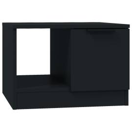 Măsuță de cafea, negru, 50x50x36 cm, lemn compozit, 2 image