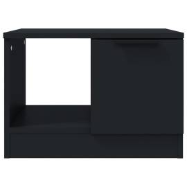 Măsuță de cafea, negru, 50x50x36 cm, lemn compozit, 5 image
