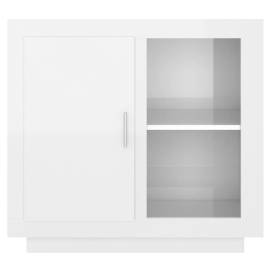 Servantă, alb extralucios, 80x40x75 cm, 5 image